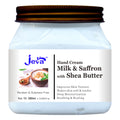 Milk and Saffron Hand Cream with Shea Butter Deep Moisturizing and Softening Gel