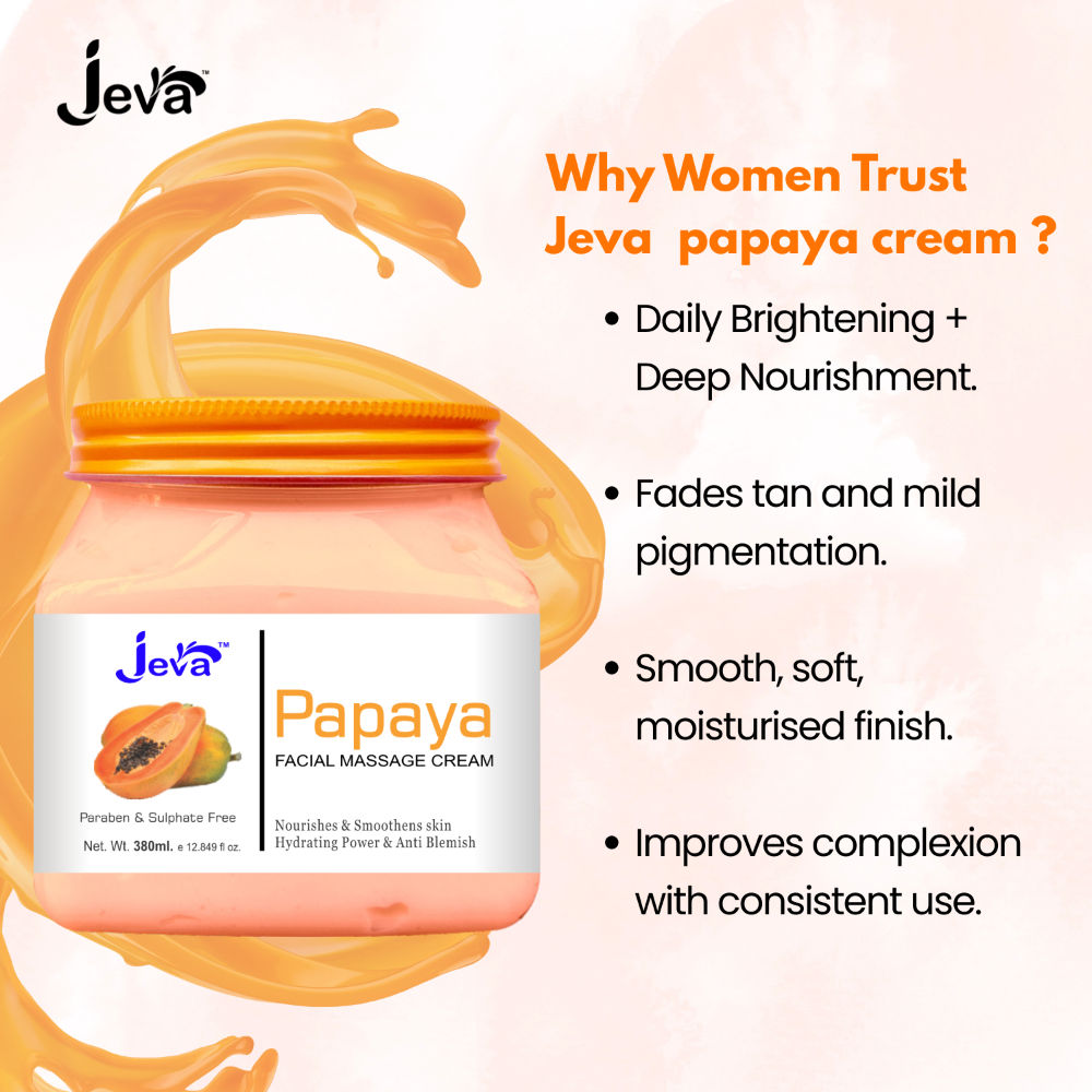 Papaya Nourishing and Smoothing Cream for Soft, Hydrated and Radiant Skin