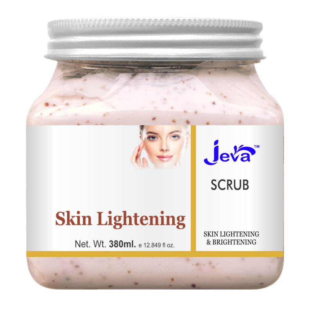 Skin Lightening Scrub Face & Body Exfoliates, Removes Dead Skin Cells & Enhances Glow