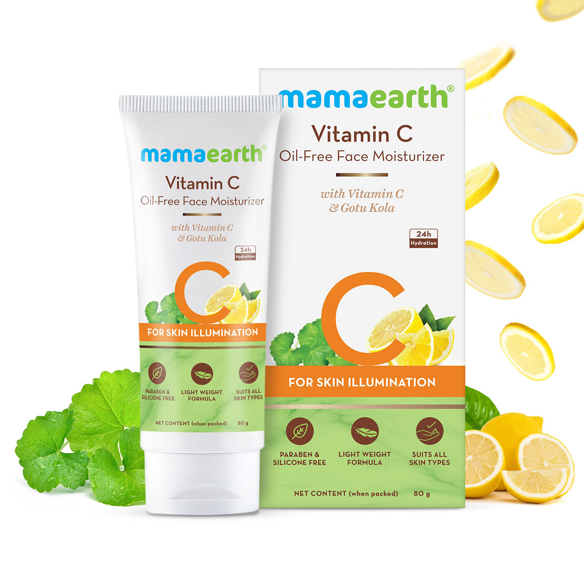 Vitamin C Oil-Free Moisturizer For Face With Vitamin C & Gotu Kola For Skin Illumination