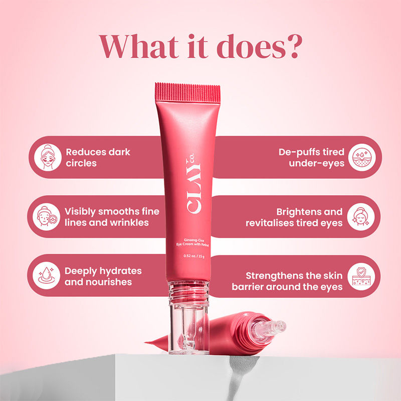 Ginseng Cica Brightening Under Eye Cream With Retinol