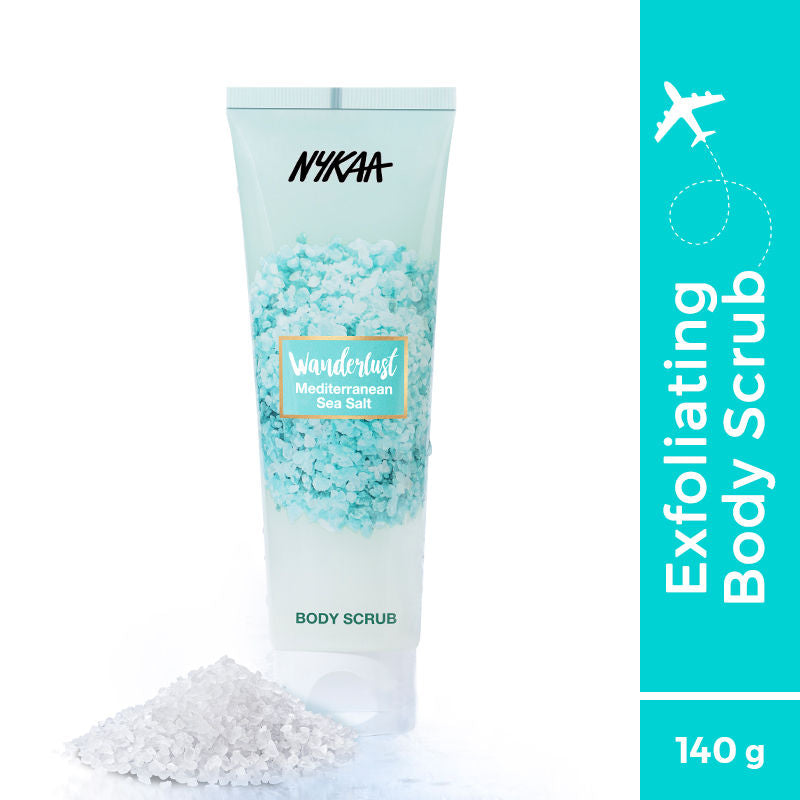 Nykaa Wanderlust Exfoliating Body Scrub - Mediterranean-Sea-Salt