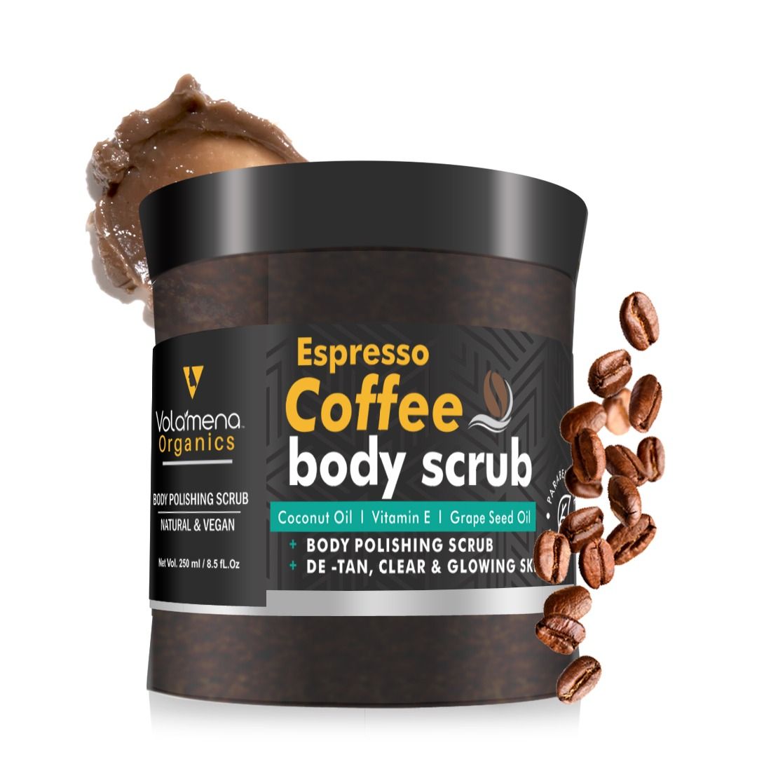 Arabica Espresso Coffee Body Polishing Scrub