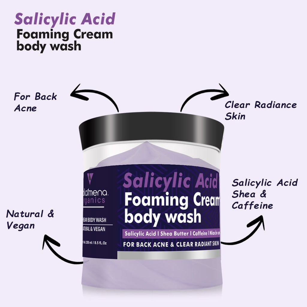Organics Salicylic Acid Foaming Cream Body Wash