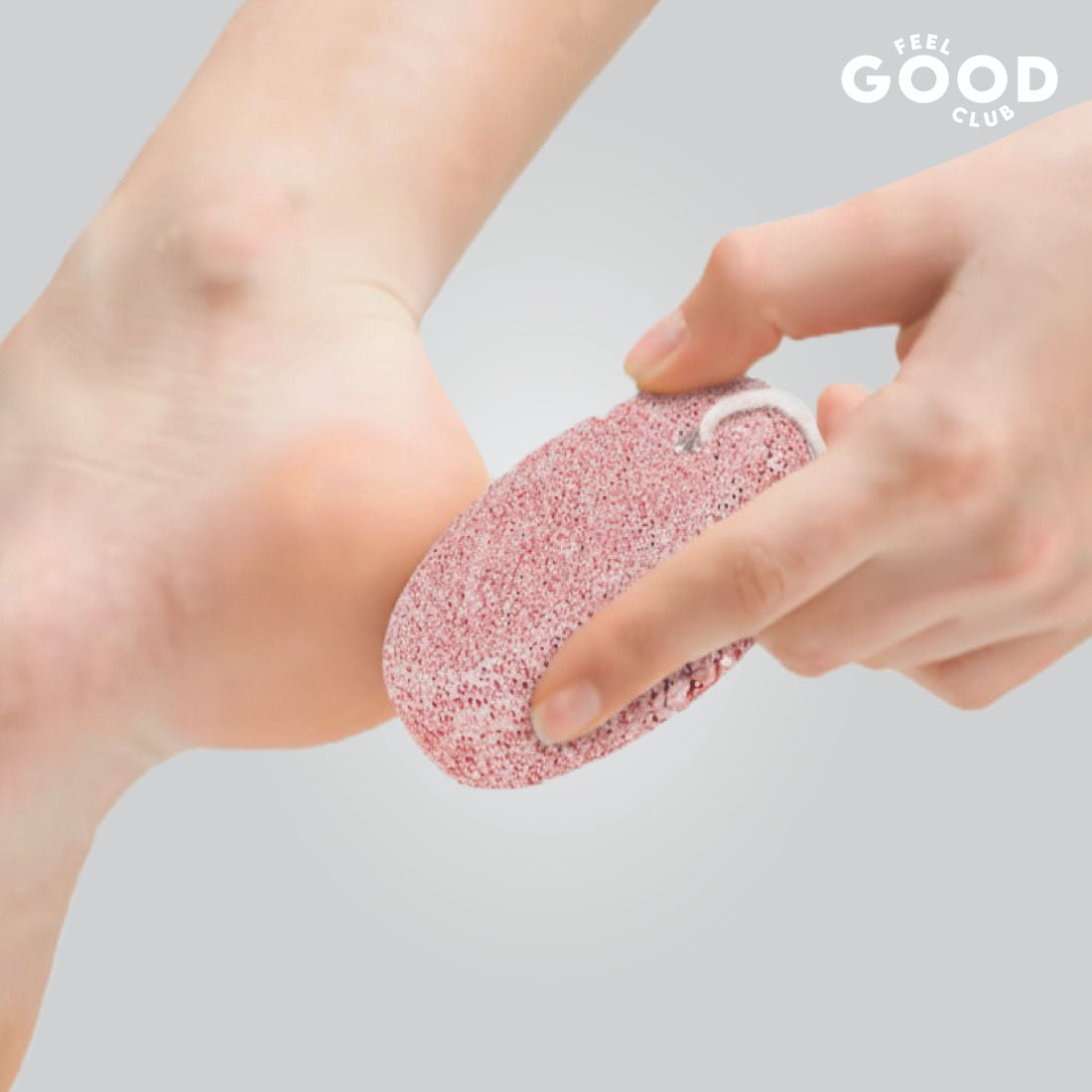 Pink Pumice Stone For Foot File Scrubber For Natural Skin Care Exfoliation & Pedicure