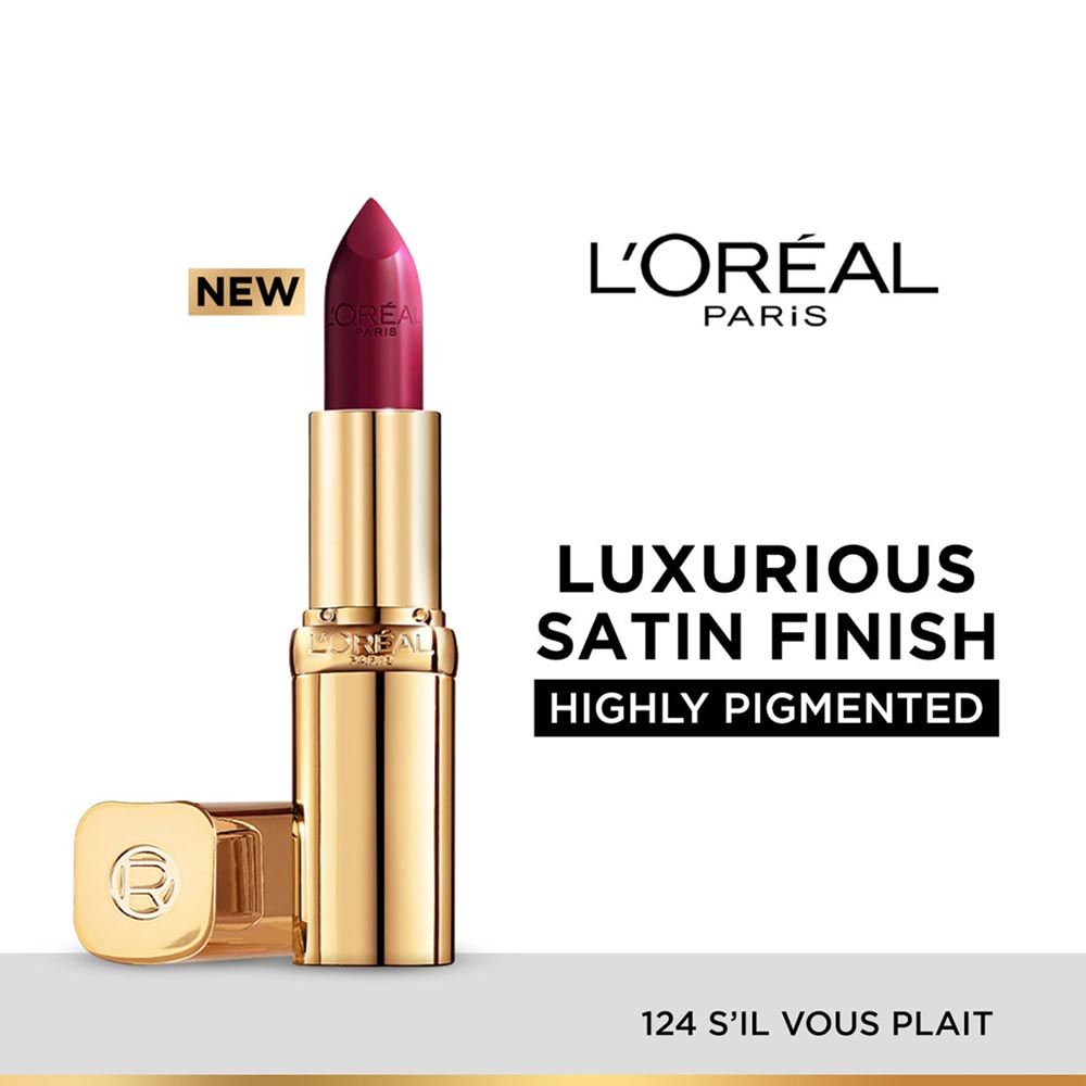 Color Riche Satin Lipstick - 124 S'il Vous Plait
