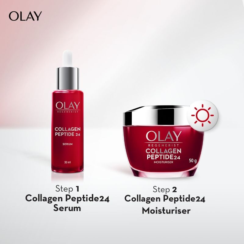 Collagen Peptide Face Serum, Smooth & Plump Skin With Collagen & Niacinamide, Sulphate Free