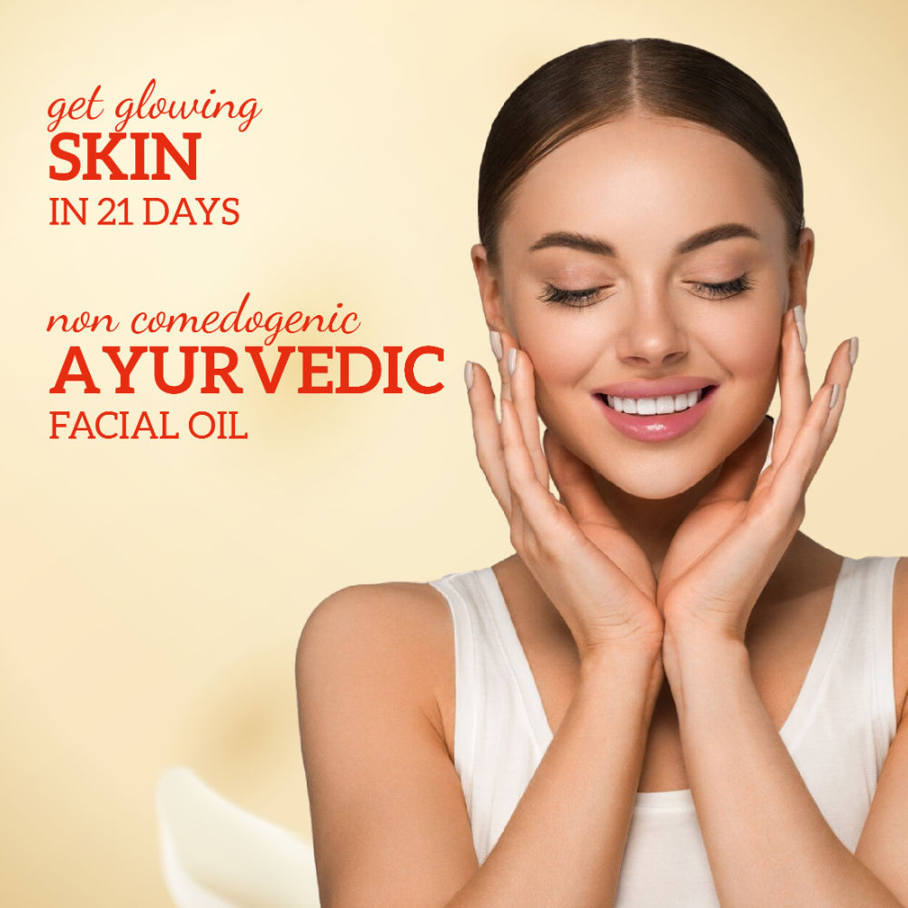 Kumkumadi Face Oil, Ayurvedic Glow Formula, Reduces Blemishes, Fine Lines, for All Skin