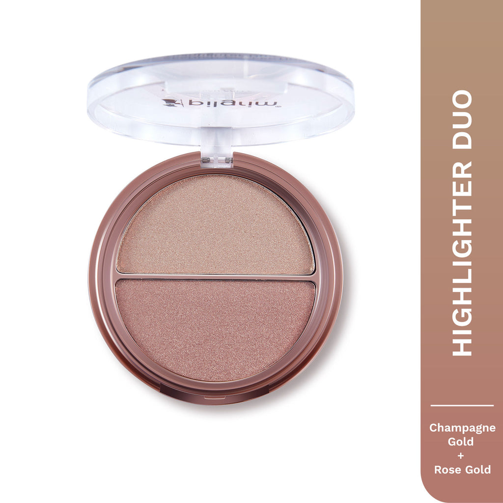 The Spanish Collection Highlighter Duo - Champagne Gold & Rose Gold 01