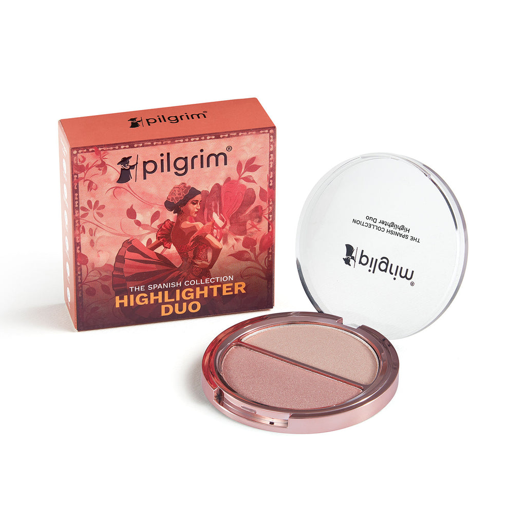The Spanish Collection Highlighter Duo - Champagne Gold & Rose Gold 01