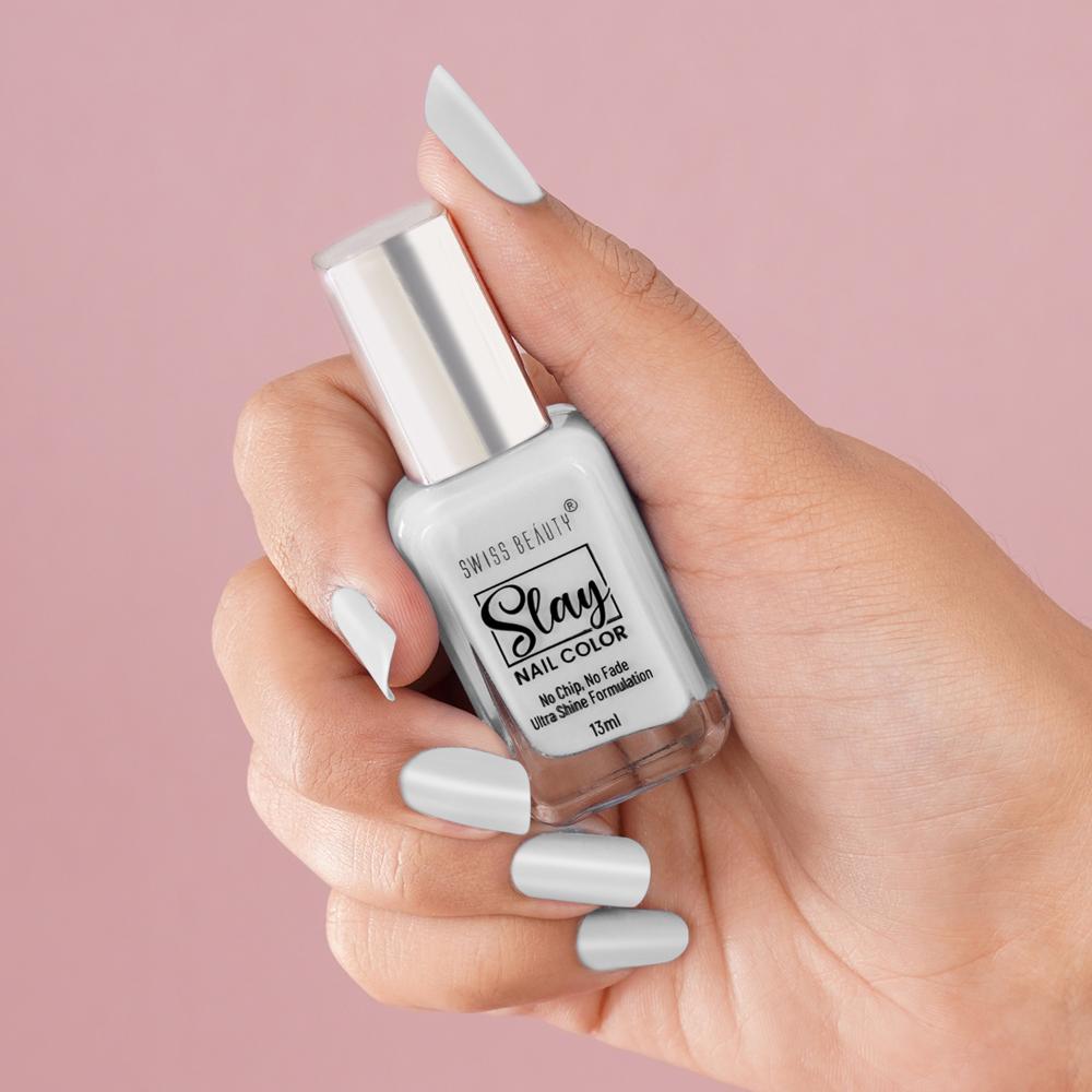 Slay Nail Color Ultra Shine Formulation - 23 Flat White