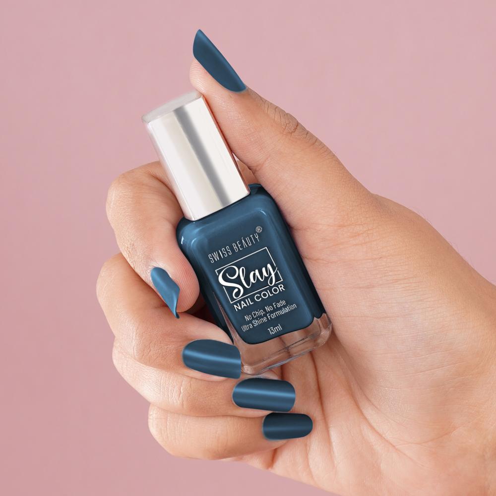 Slay Nail Color Ultra Shine Formulation - 45 London Blu