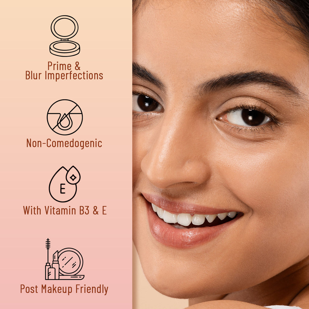 Matte & Blur Balm Gel Compact With Vitamin E Prep+ Primer 12-Hour Stay |Oil Free