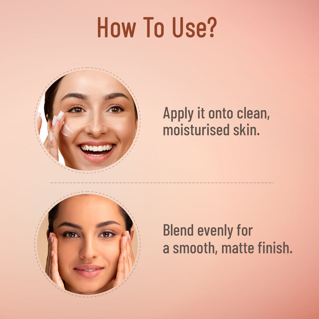 Matte & Blur Balm Gel Compact With Vitamin E Prep+ Primer 12-Hour Stay |Oil Free