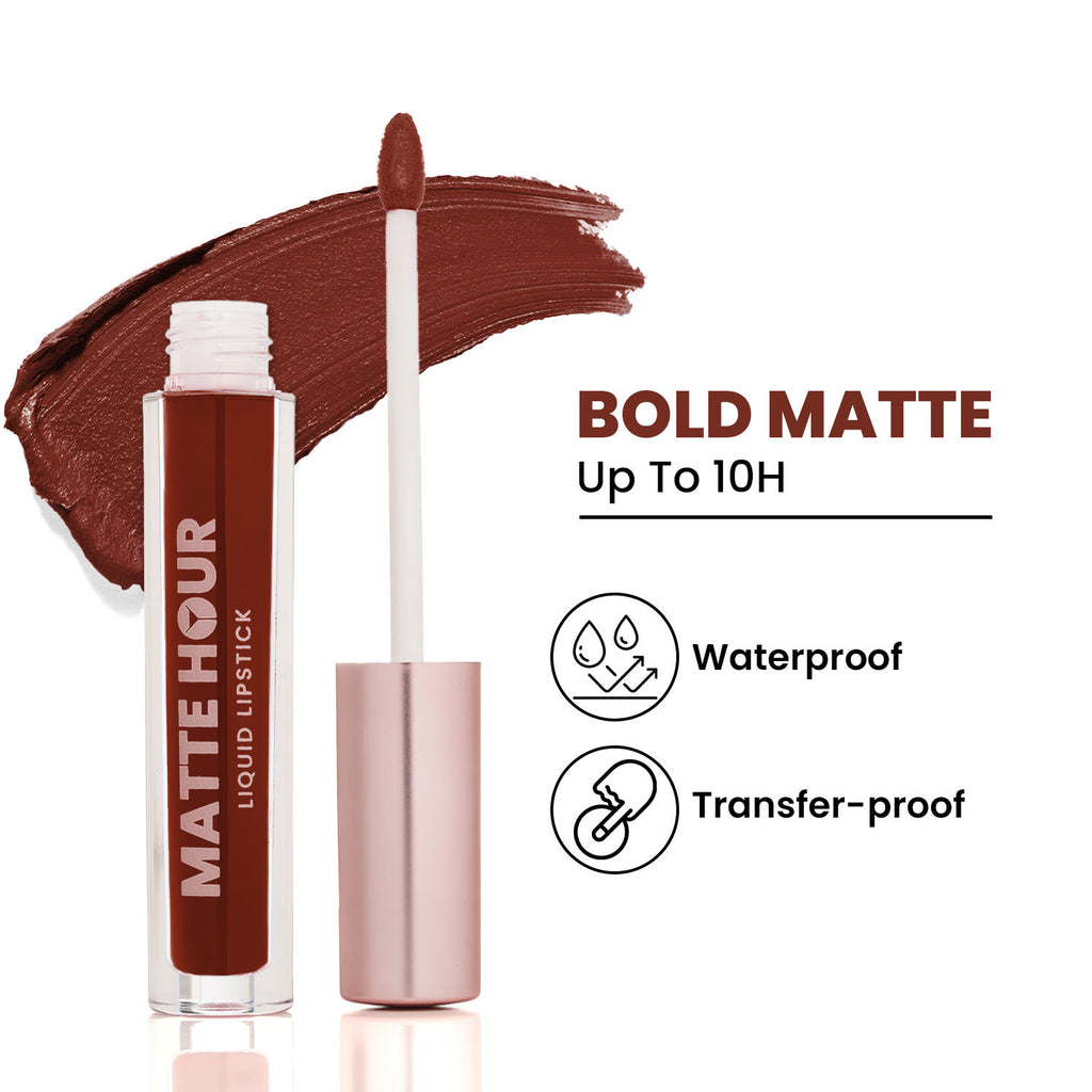 Matte Hour Waterproof Liquid Lipstick, Up To 10-Hour - 10 Espresso Martini