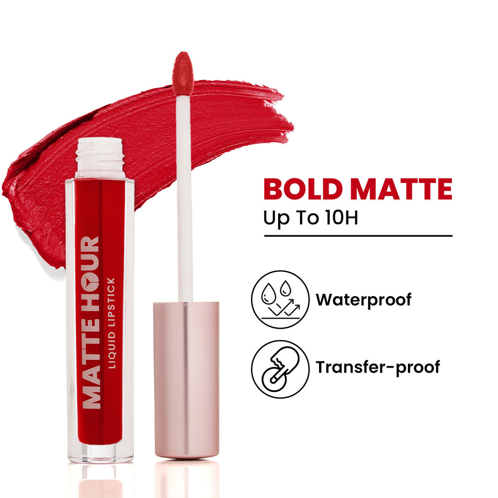 Matte Hour Waterproof Liquid Lipstick, Up To 10-Hour - 11 Bloody Mary