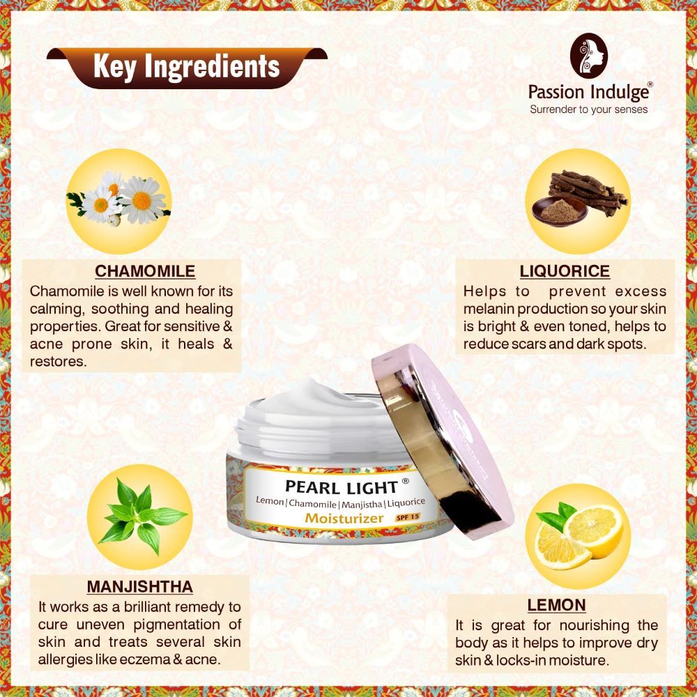 Pearl Light Moisturizer for CLEAR COMPLEXION & Skin Lightening