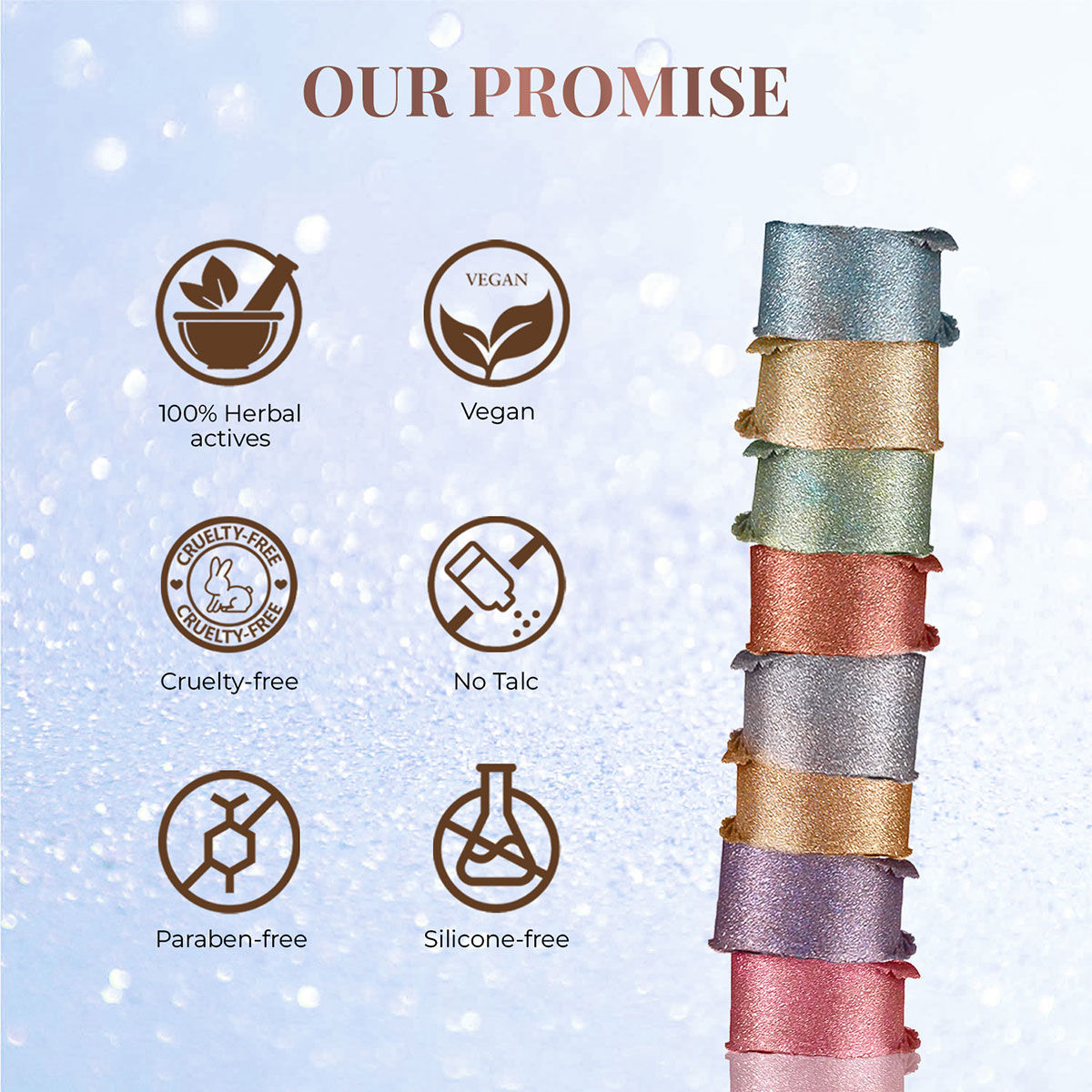 8 In 1 Eye Shadow Lidsticks Highly-pigmented Long-lasting Smudge-proof