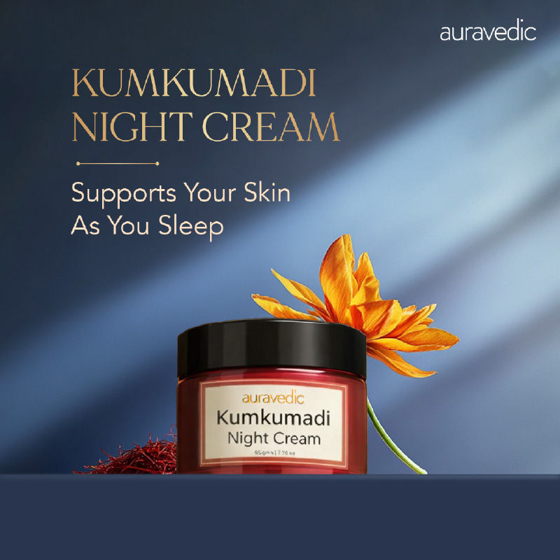 Kumkumadi Oil Retinol Night Cream With Kumkumadi Tailam Niacinamide Cream For Pigmentation