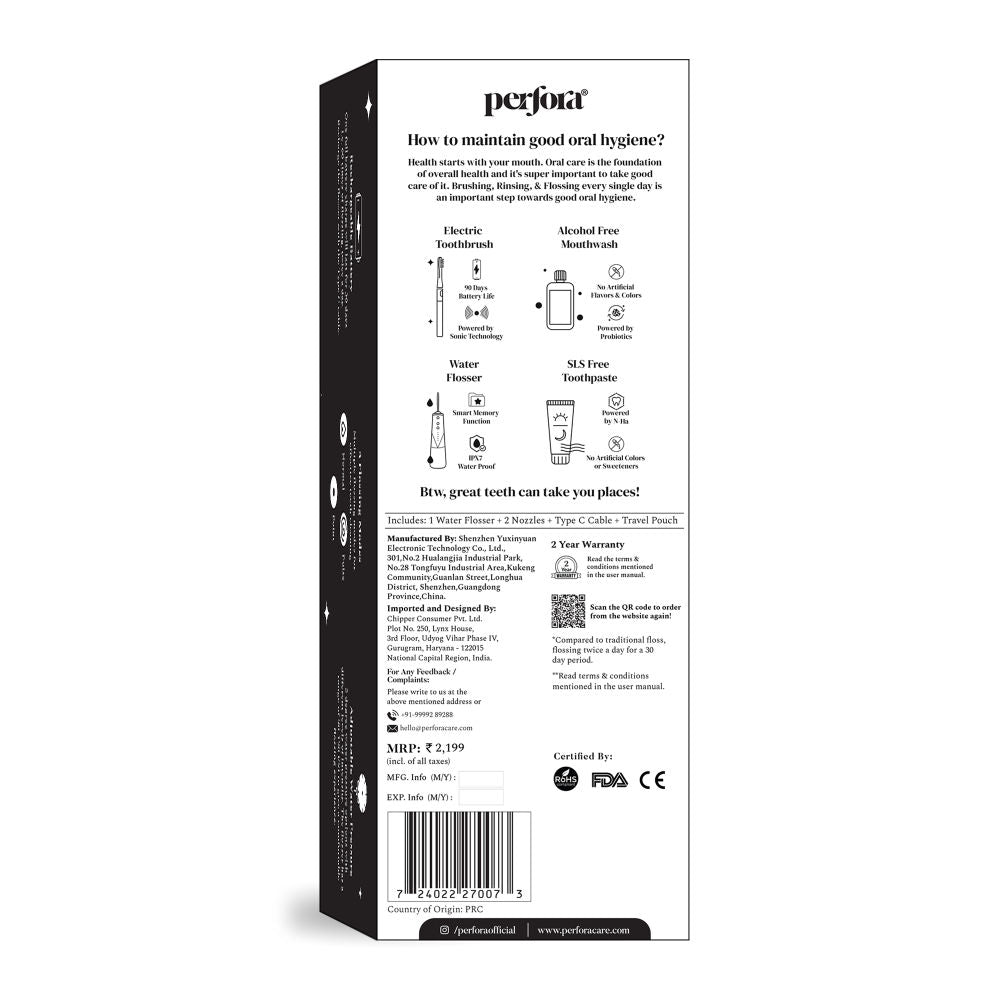 Power Dental Flosser - Granite Black