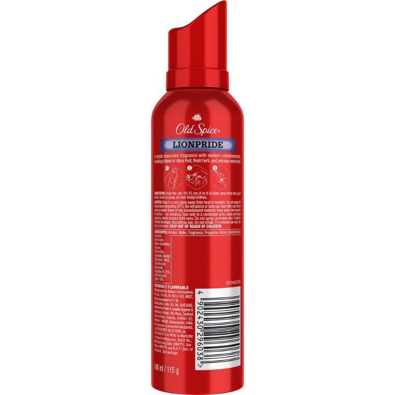 Lionpride Pocket Deodorant Body Spray
