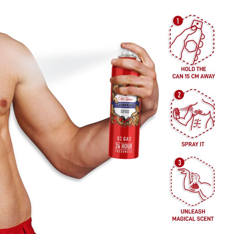Lionpride Pocket Deodorant Body Spray