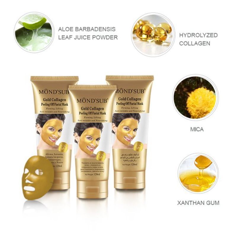 Gold Collagen Peeling Off Facial Mask