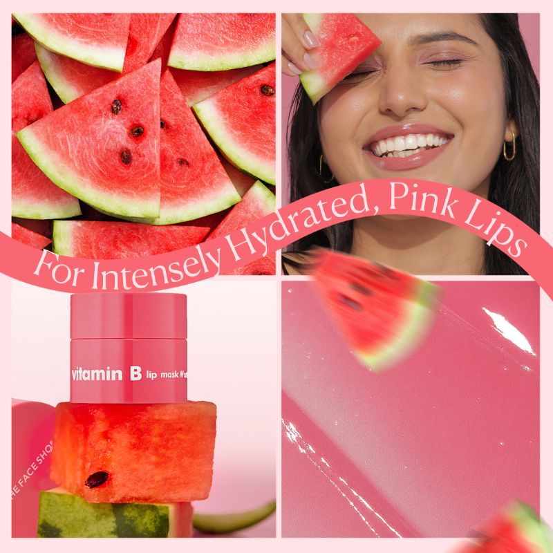 Vitamin Korean Mini Lip Sleeping Mask for Dark, Dry, Pigmented Lips