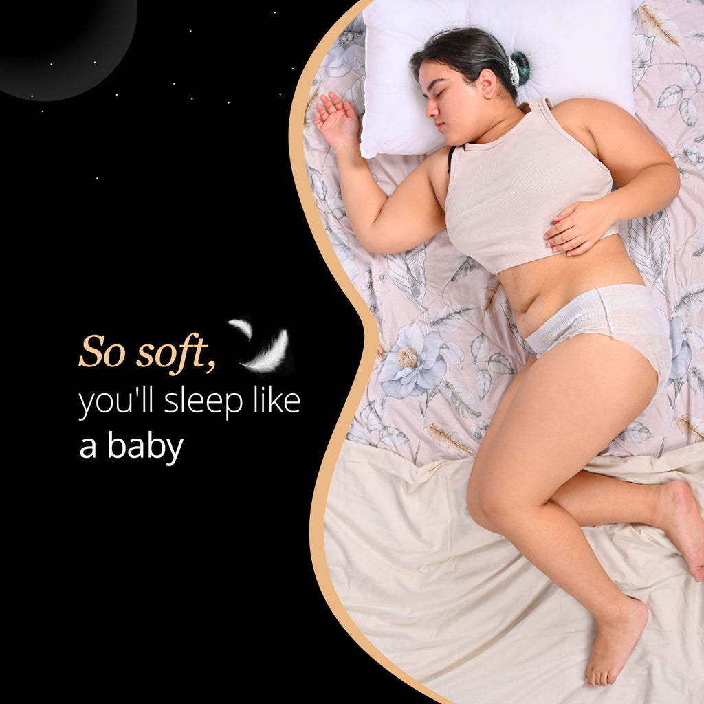 Disposable Period Panties (M-L), Leak-Proof Protection For Heavy-Flow Nights