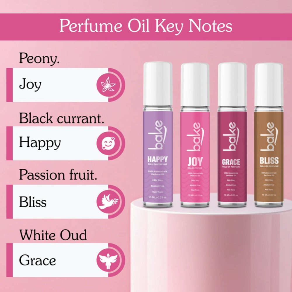 Joy 100% Concentrated Perfume Oil Roll On Fragrance For Men & Women - Peony