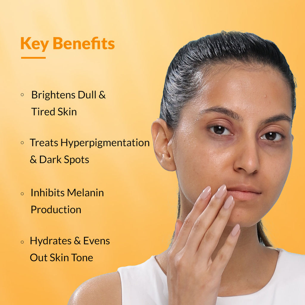 Skarfix Plus 4% Kojic Acid Brightening Face Serum Fades Dark Spots & Hyperpigmentation