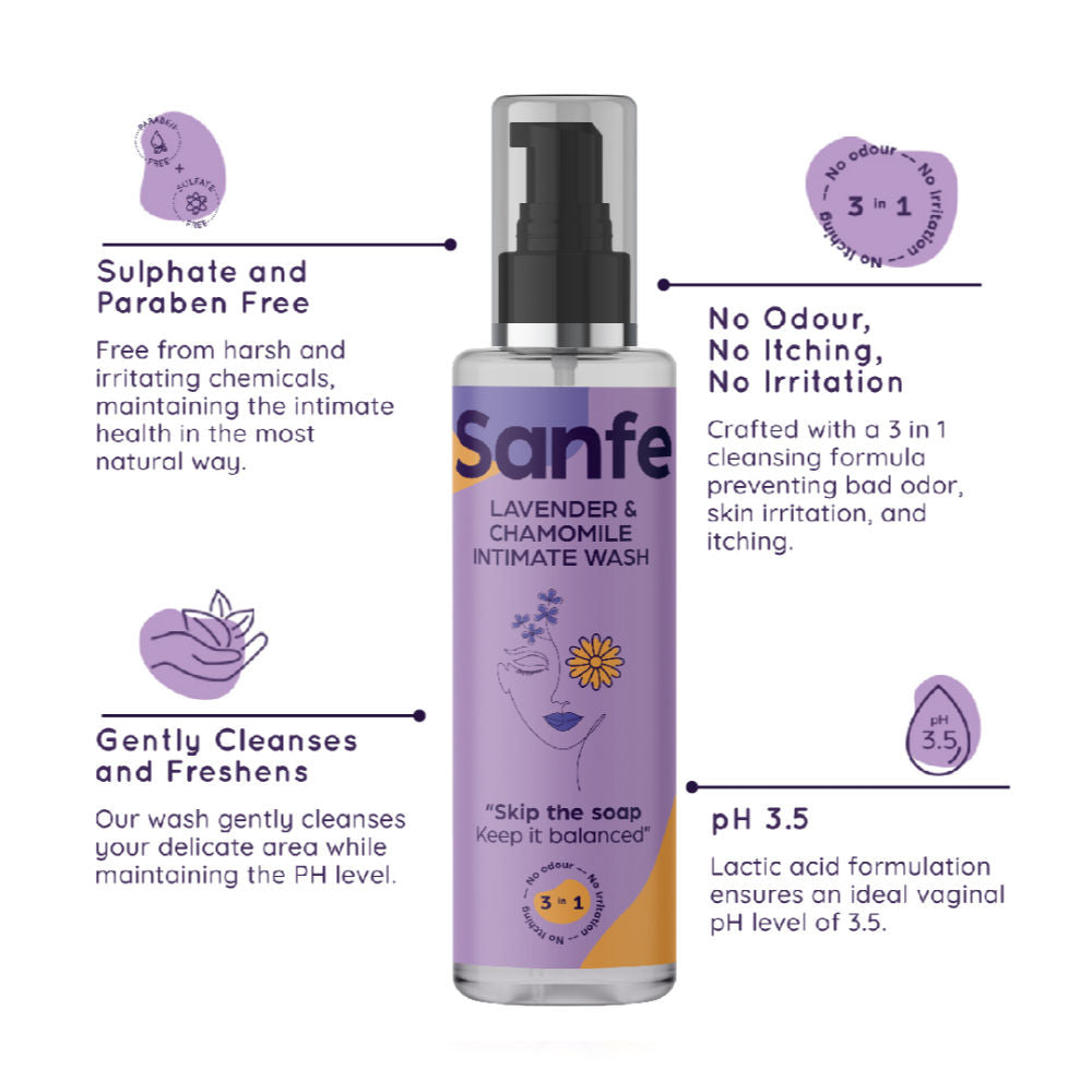 3 In 1 Intimate Wash with Lavender & Chamomile