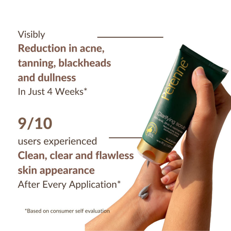 Clarifying Clay Scrub (With AHA, BHA, Niacinamide)