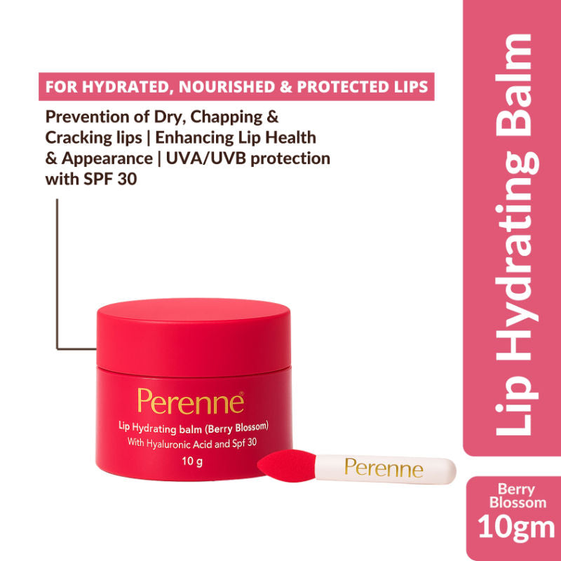Lip Hydrating Balm With Hyaluronic Acid & SPF 30 - Berry Blossom
