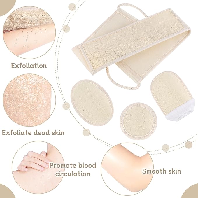 Natural Exfoliating Bath Gloves & TAN Remover (pair)