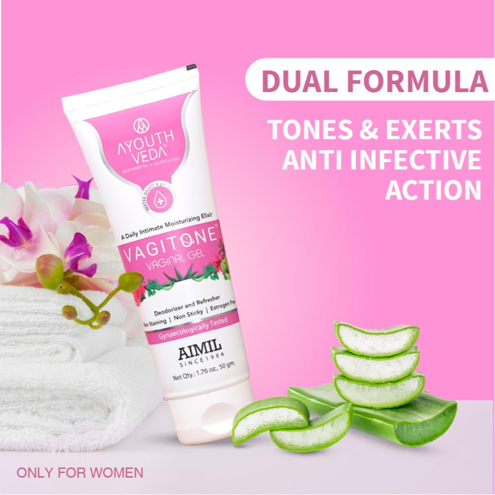 Vagitone Vaginal Gel with Amla & Aloe Vera to Soothe, Tone & Prevent Odor & Dryness