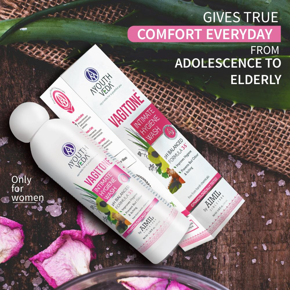 Vagitone Intimate Hygiene Wash with Butea to Prevent Itchiness & Maintain Healthy Flora