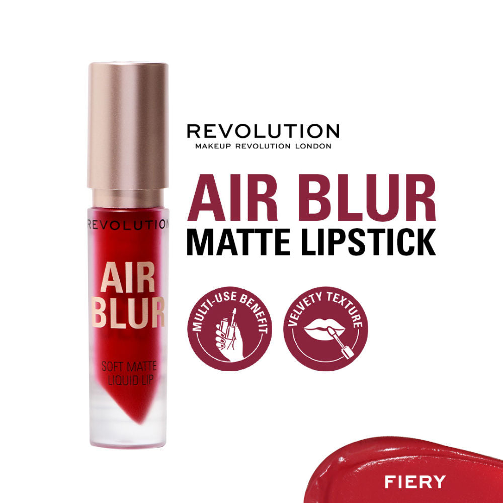 Air Blur Matte Liquid Lipstick - Fiery