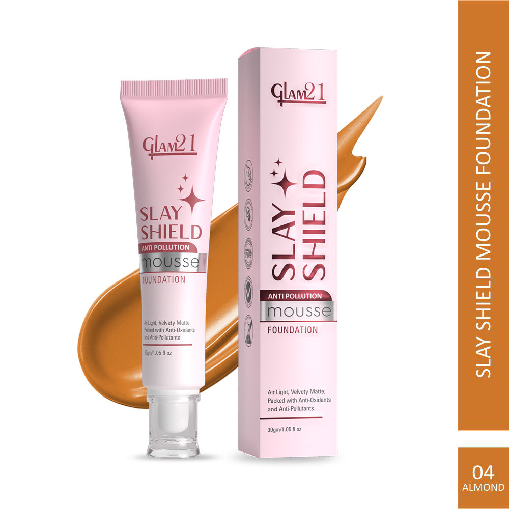 Slay Shield Mousse Foundation - Almond