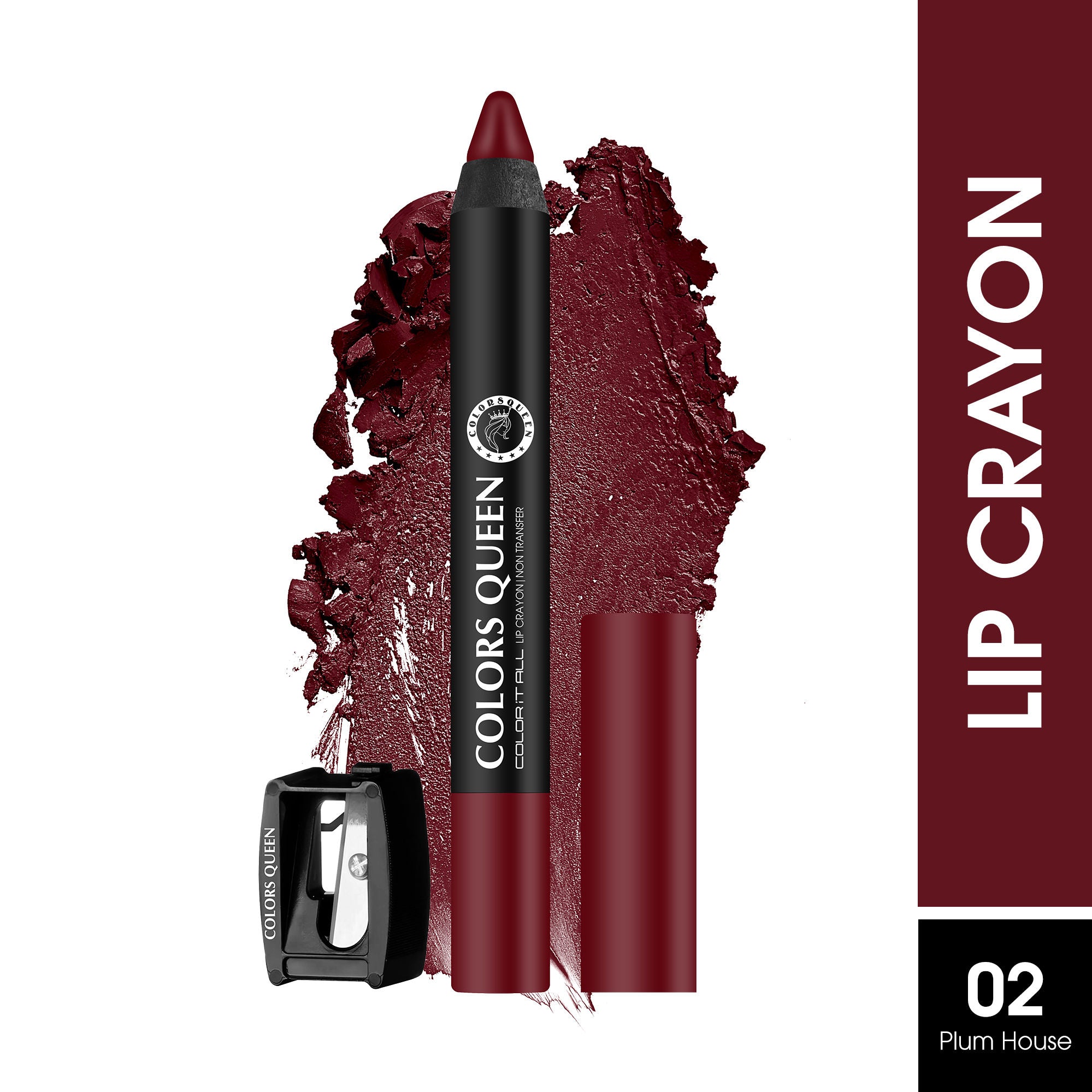 Color It All Non Transfer Matte Lip Crayon - 02 Plum House