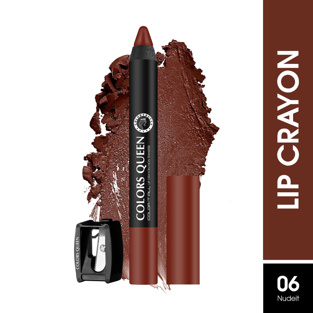 Color It All Non Transfer Matte Lip Crayon - 06 Nude It
