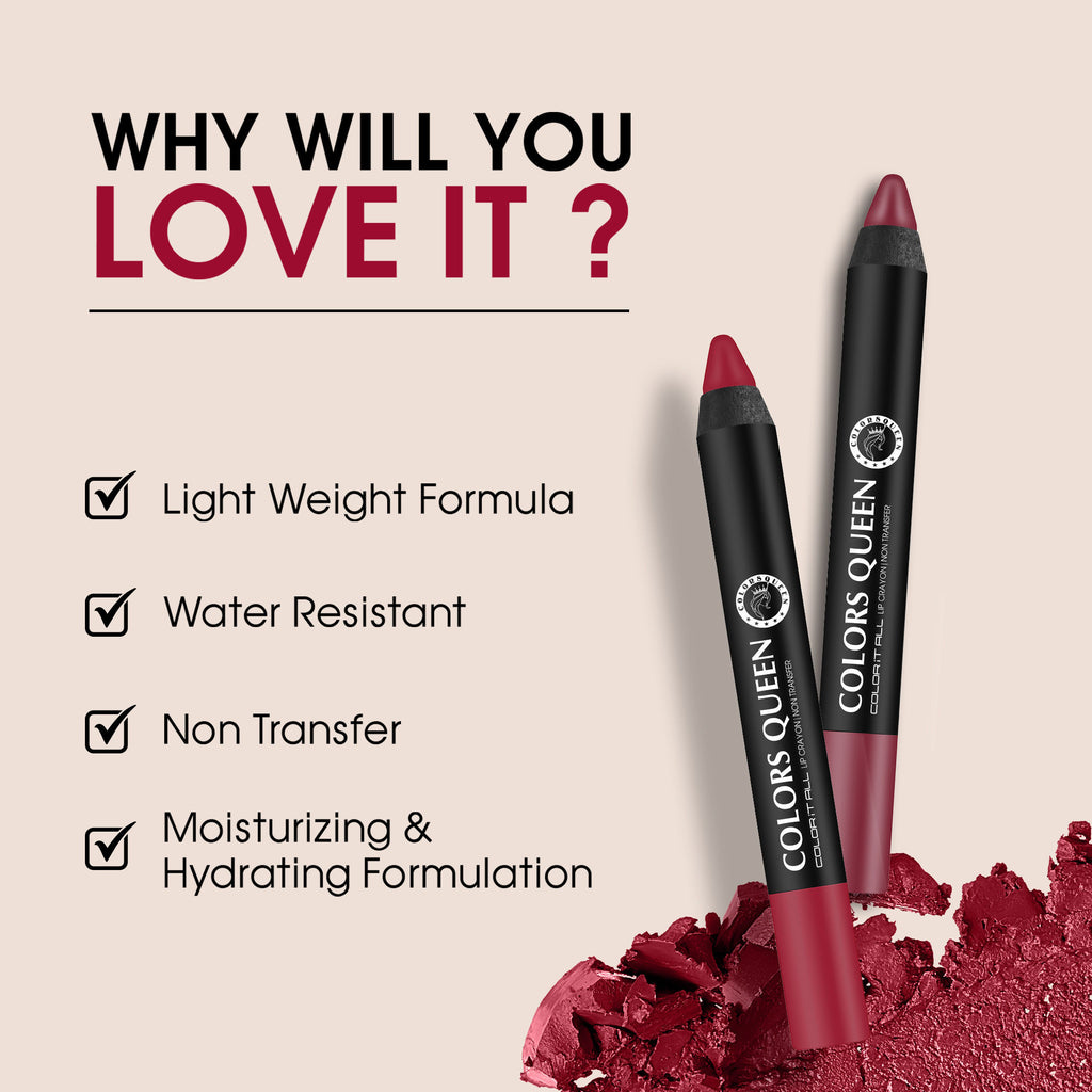 Color It All Non Transfer Matte Lip Crayon