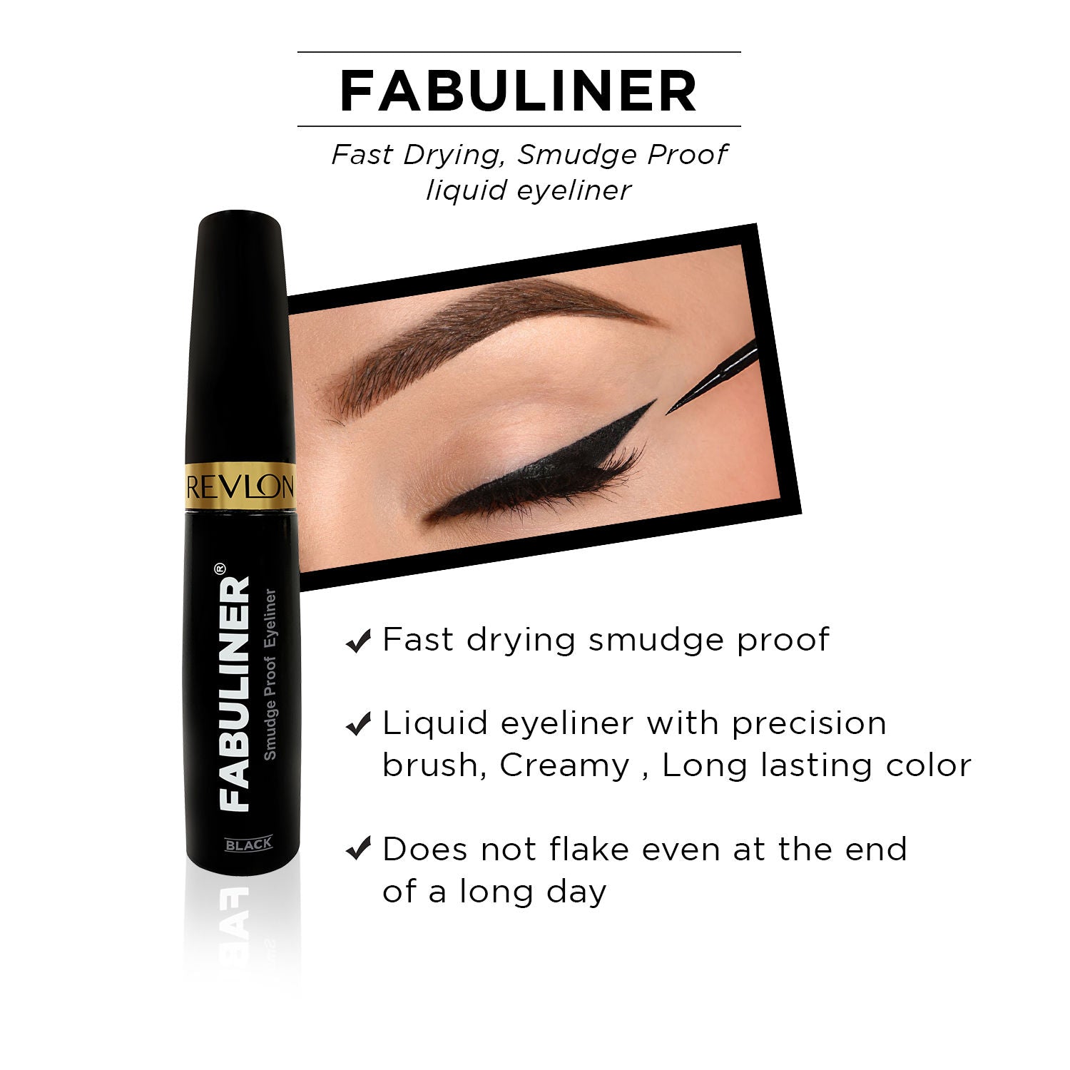 Fabuliner Eyeliner - Black