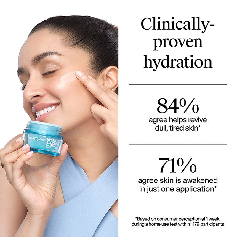 Hydro Boost Hyaluronic Acid Water Gel Light Face Moisturizer For Normal, Dry & Oily Skin