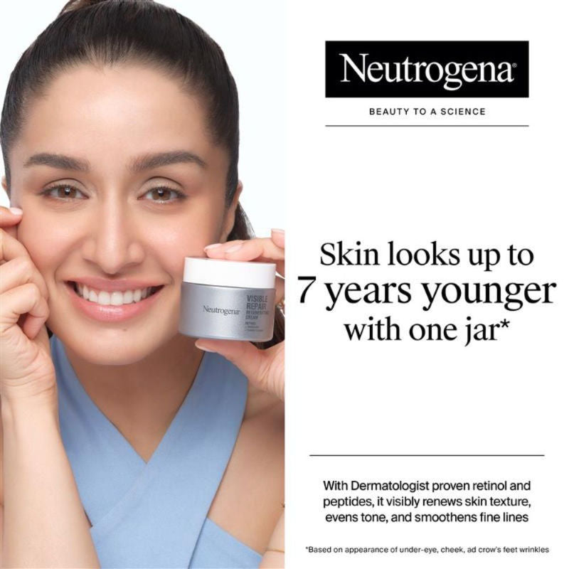 Visible Repair Retinol + Peptide Anti-Ageing Day & Night Cream For Wrinkles & Fine Lines