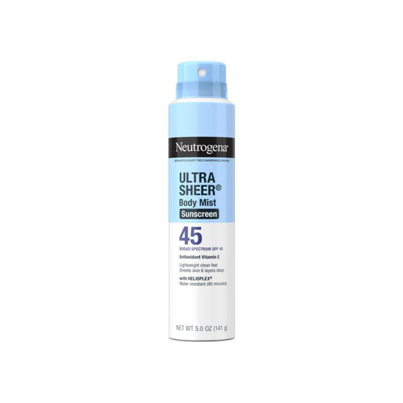 Ultra Sheer Body Mist Sunscreen Broad Spectrum SPF 45