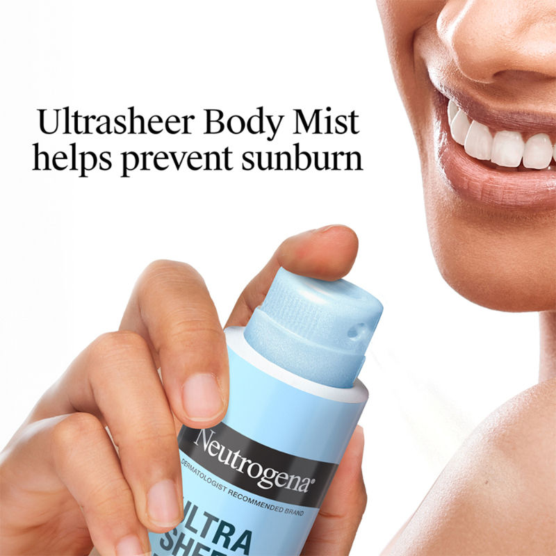 Ultra Sheer Body Mist Sunscreen Broad Spectrum SPF 45