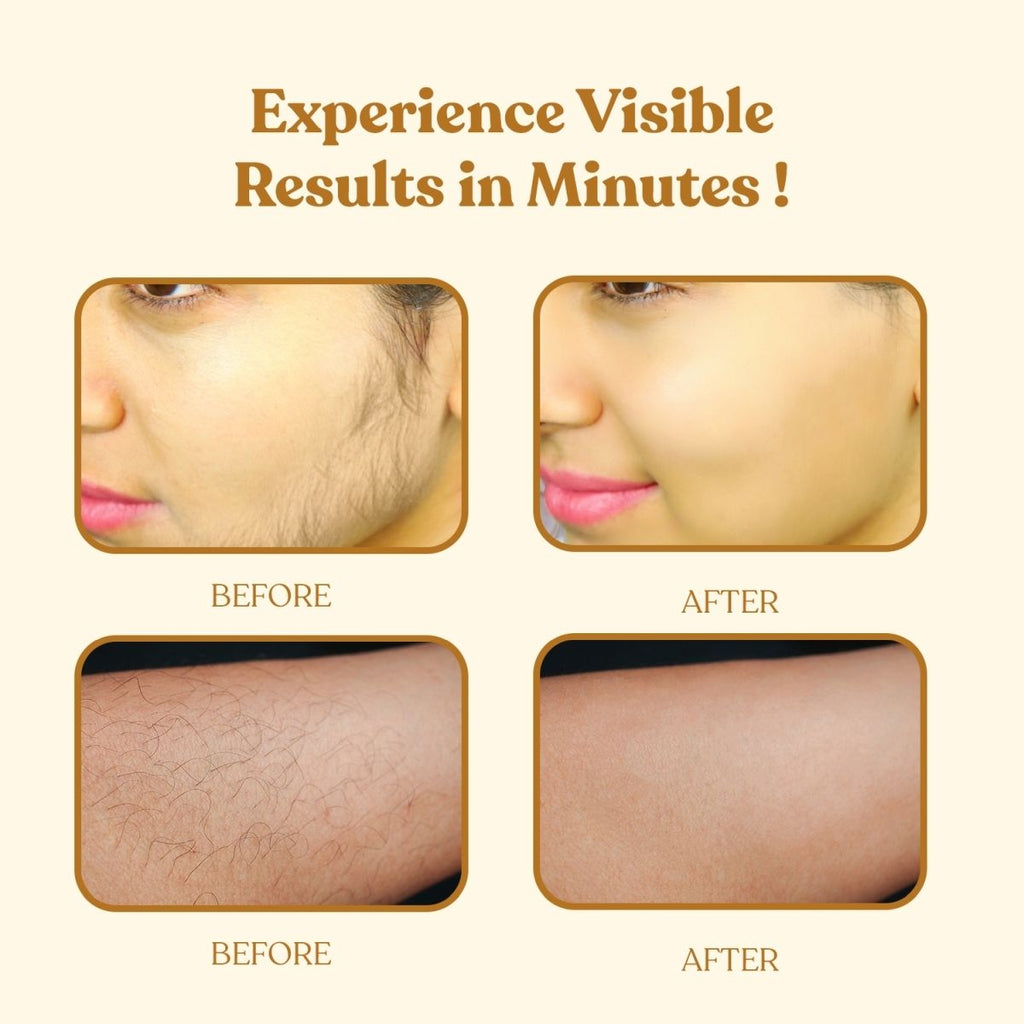 Natural Chocolate Facial Hair Removal Powder