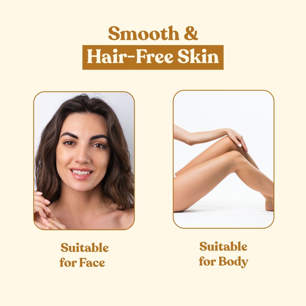 Natural Chocolate Facial Hair Removal Powder