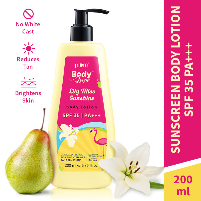 BodyLovin' Lily Miss Sunshine Sunscreen Body Lotion SPF 35 PA+++ For Tan Reduction & Hydration
